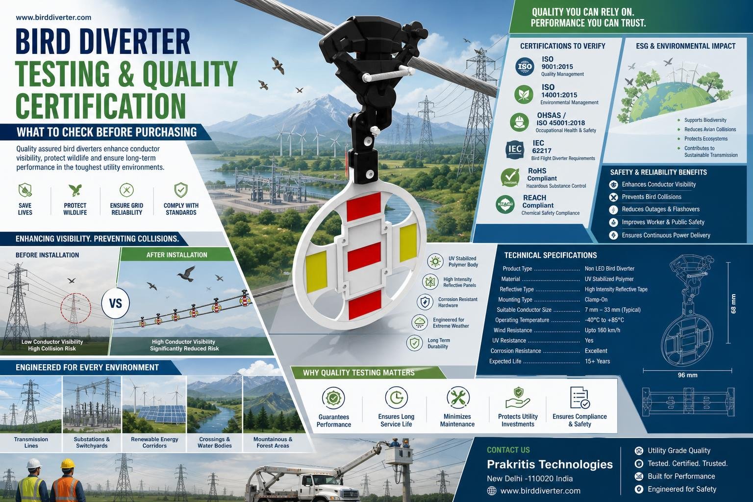 Bird Diverter Testing and Quality Certification — What to Check Before Purchasing